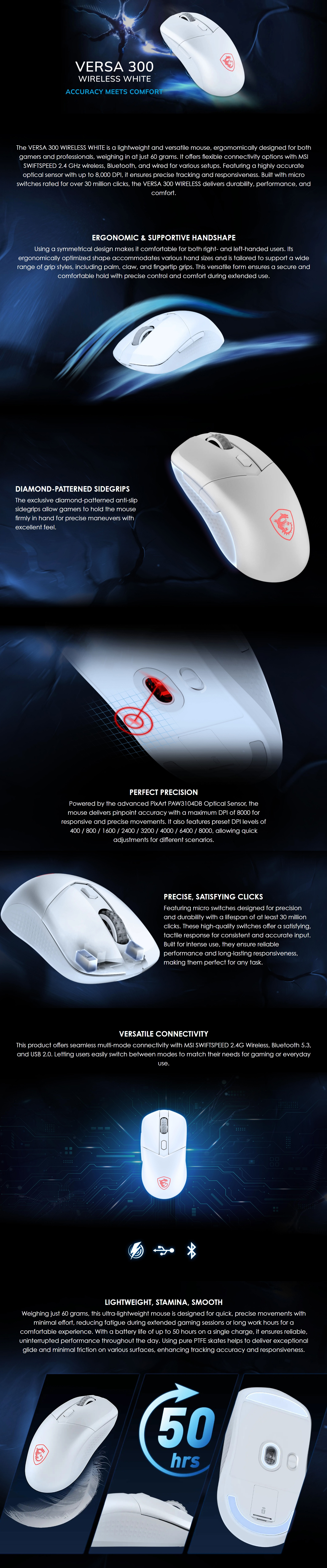 MSI-Versa-300-RGB-Wireless-Gaming-Mouse-White-VERSA-300-WIRELESS-WHITE-1