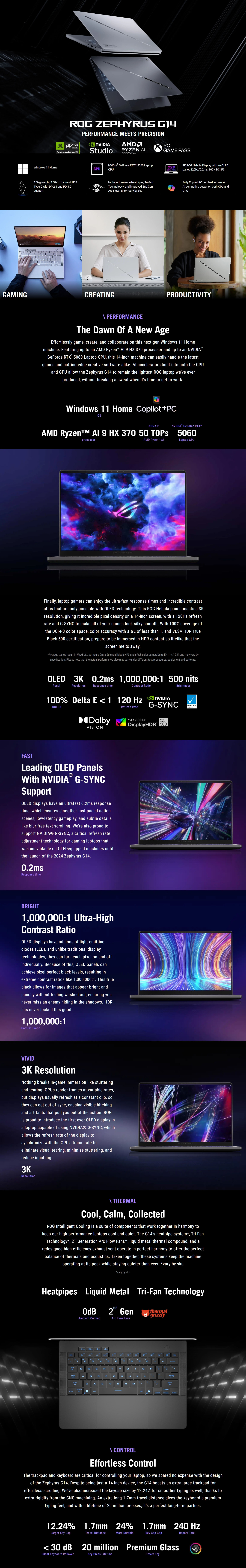 Asus-Laptops-Asus-ROG-Zephyrus-G14-14in-3K-OLED-120Hz-Ryzen-AI-9-HX-370-RTX-5060-1TB-SSD-32GB-RAM-W11H-Laptop-GA403WM-QS043W-1