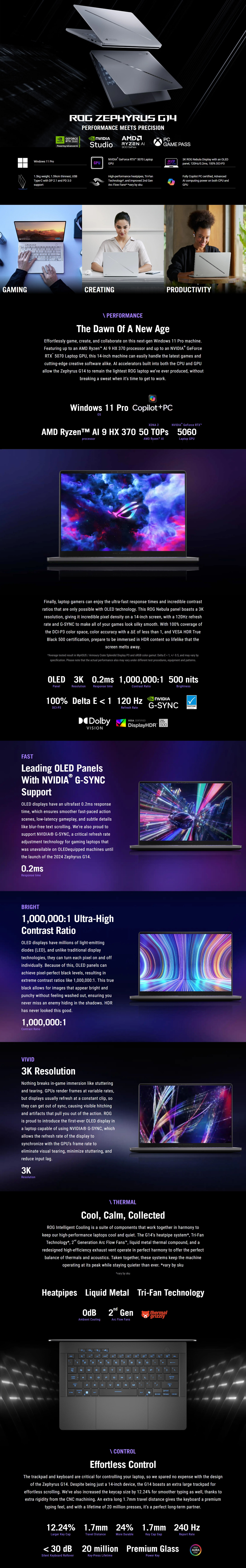 Asus-Laptops-Asus-ROG-Zephyrus-G14-14in-3K-OLED-120Hz-Ryzen-AI-9-HX-370-RTX-5070-1TB-SSD-32GB-RAM-W11P-Gaming-Laptop-GA403WP-QS016X-2