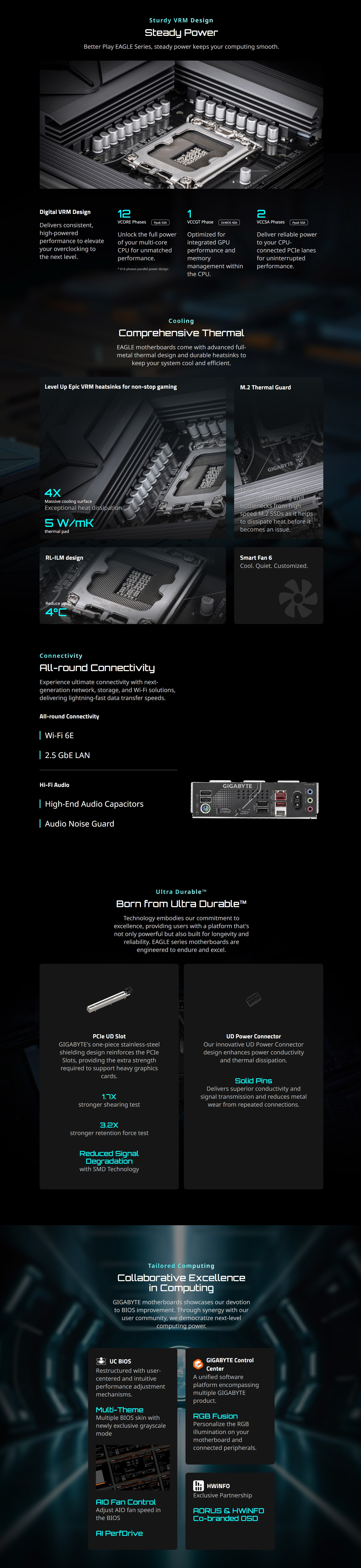 Intel-LGA-1851-Gigabyte-B860-Eagle-WiFi6E-LGA-1851-ATX-Motherboard-B860-EAGLE-WIFI6E-2