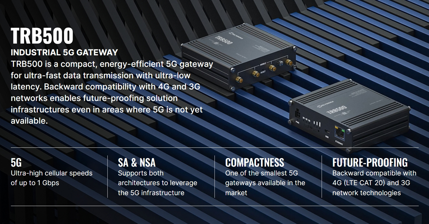 Modem-Routers-Teltonika-Industrial-5G-Gateway-TRB500-1