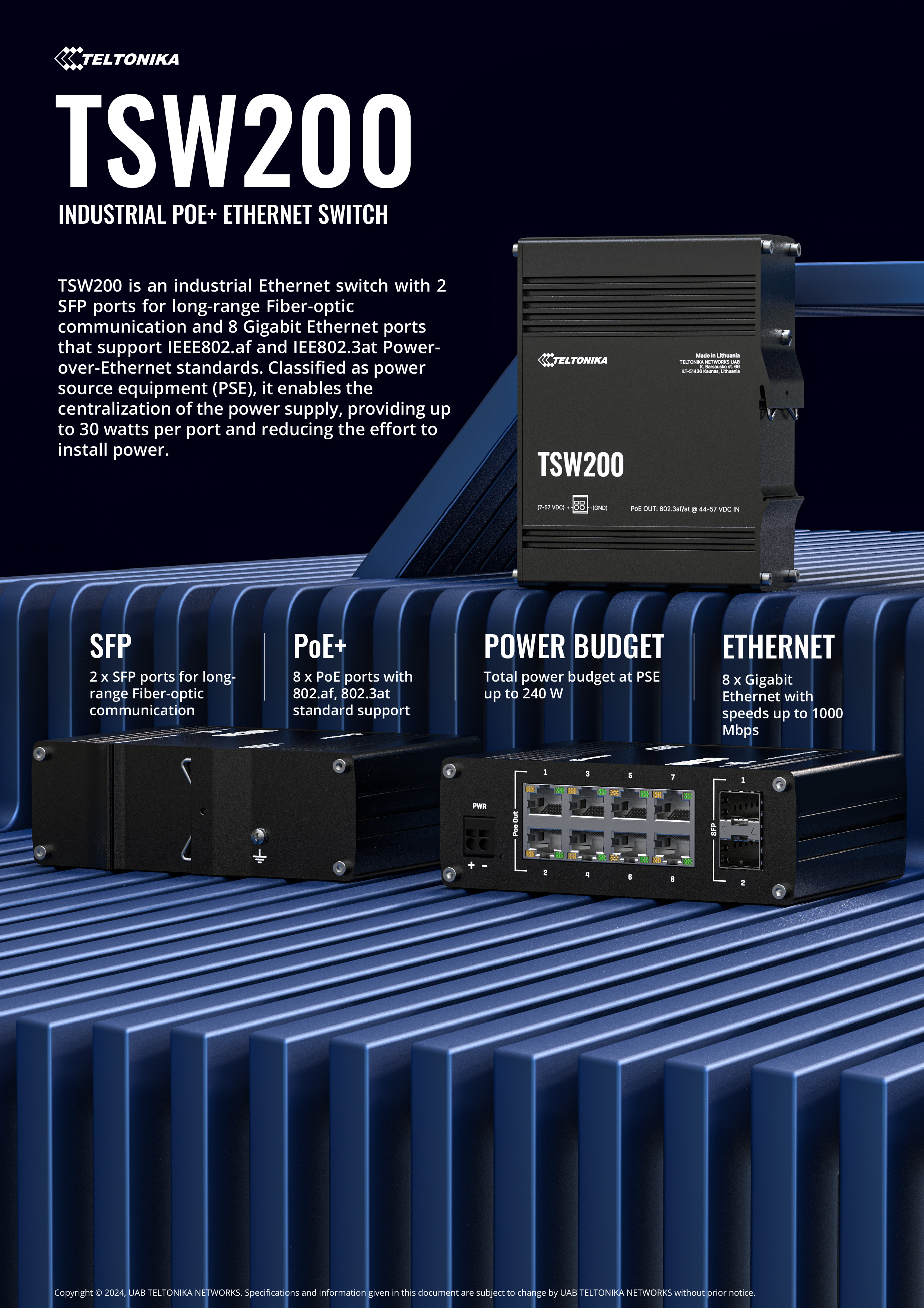 Switches-Teltonika-TSW200-Industrial-PoE-Ethernet-Switch-2x-SFP-Ports-8x-PoE-TSW200-DIN-RAIL-1