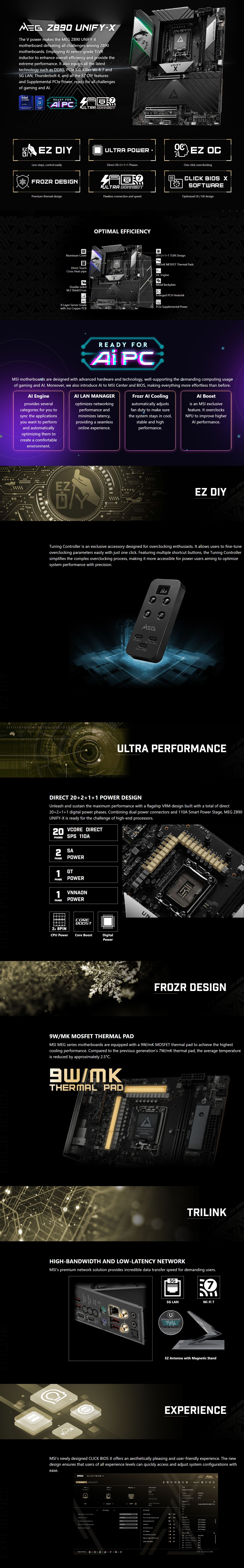 Intel-LGA-1851-MSI-MEG-Z890-Unify-X-LGA-1851-ATX-Motherboard-MEG-Z890-UNIFY-X-1