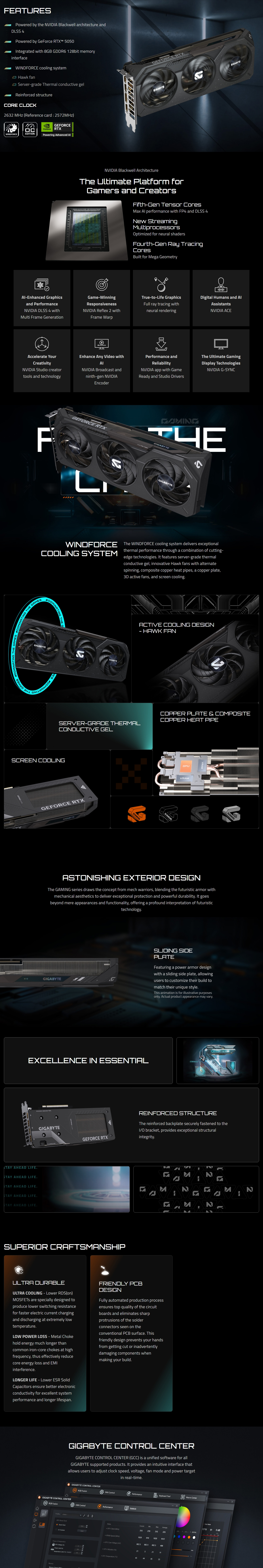 Gigabyte-GeForce-RTX-5050-Gaming-OC-8G-Graphics-Card-GV-N5050GAMING-OC-8GD-1