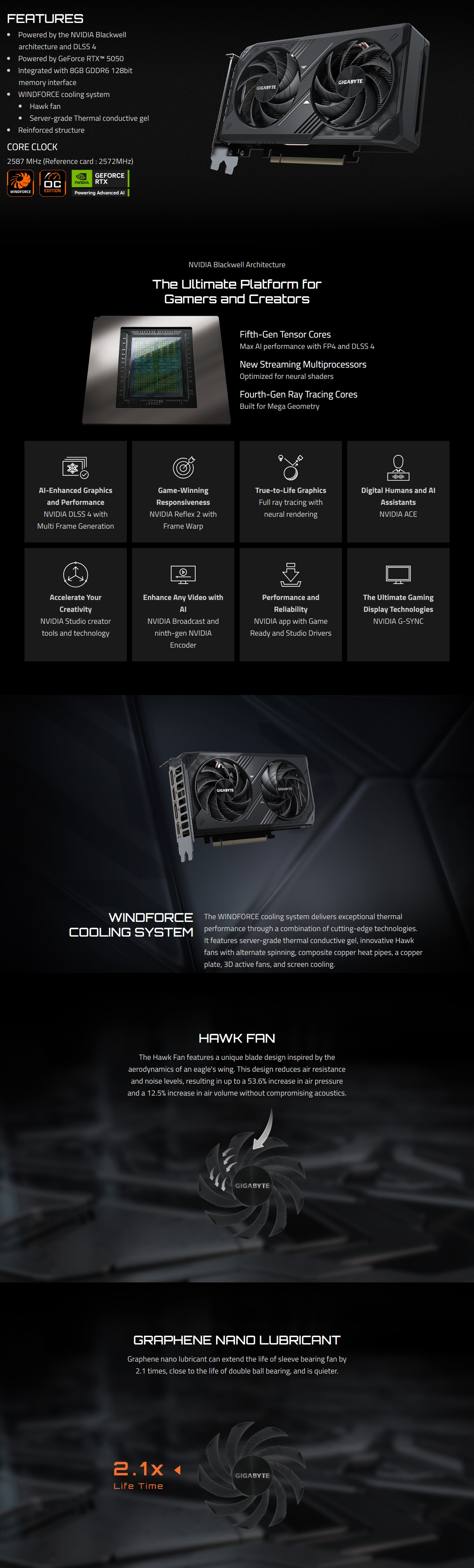 Gigabyte-GeForce-RTX-5050-WindForce-OC-8G-Graphics-Card-GV-N5050WF2OC-8GD-1