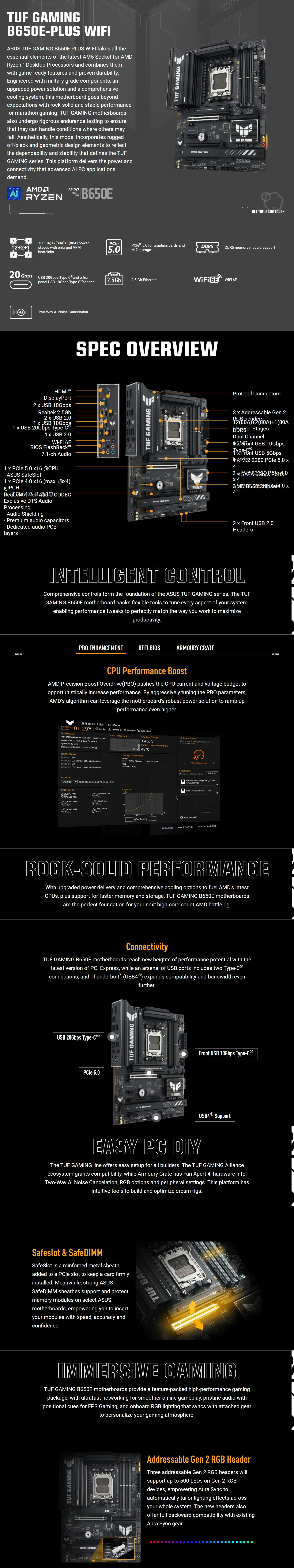 TUF GAMING B650E-PLUS WIFI detail