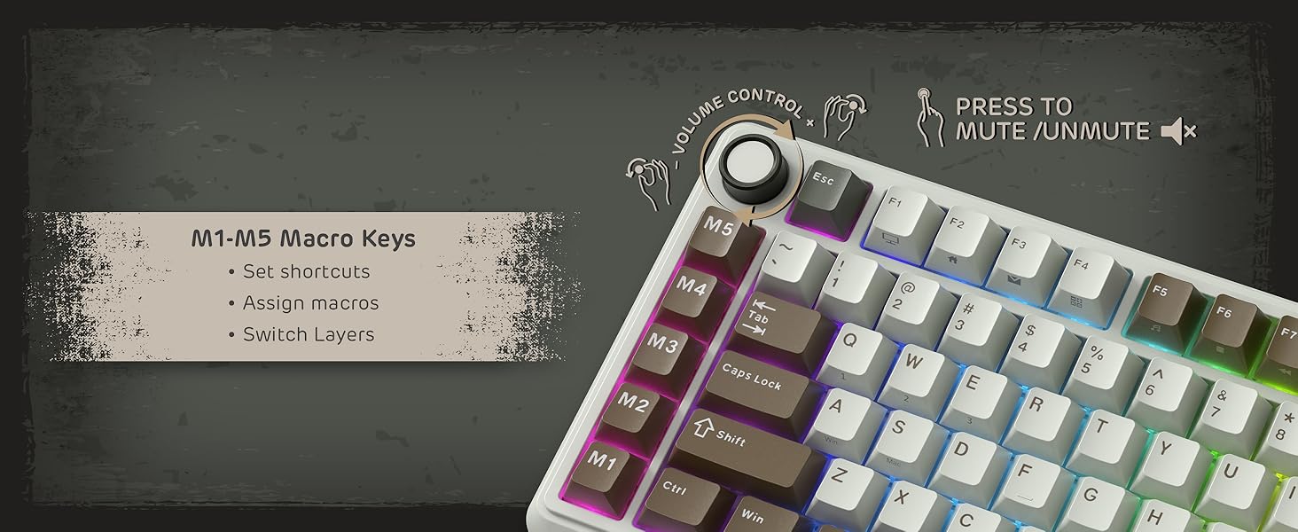 Keyboards-RK-ROYAL-KLUDGE-Mechanical-Keyboard-L75-RGB-2-4Ghz-BT-Wired-Cream-Switch-Mocha-Gray-25