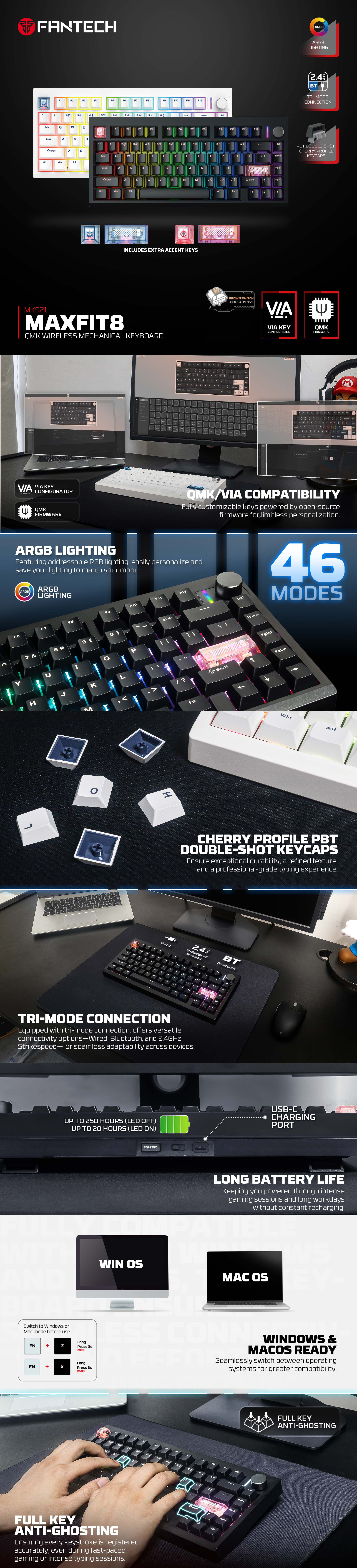 Keyboards-Fantech-MAXFIT8-QMK-Wireless-Mechanical-Keyboard-Black-Brown-Switch-KBFTMK921BKBW-5