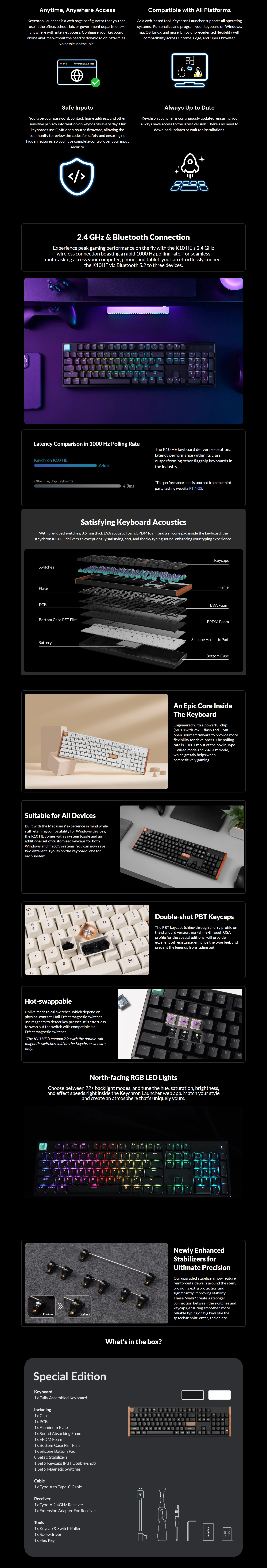 Keyboards-Keychron-K10-HE-Wireless-Magnetic-Switch-Custom-Keyboard-Black-Gateron-Double-Rail-Nebula-Switch-KBKCK10HF1-2