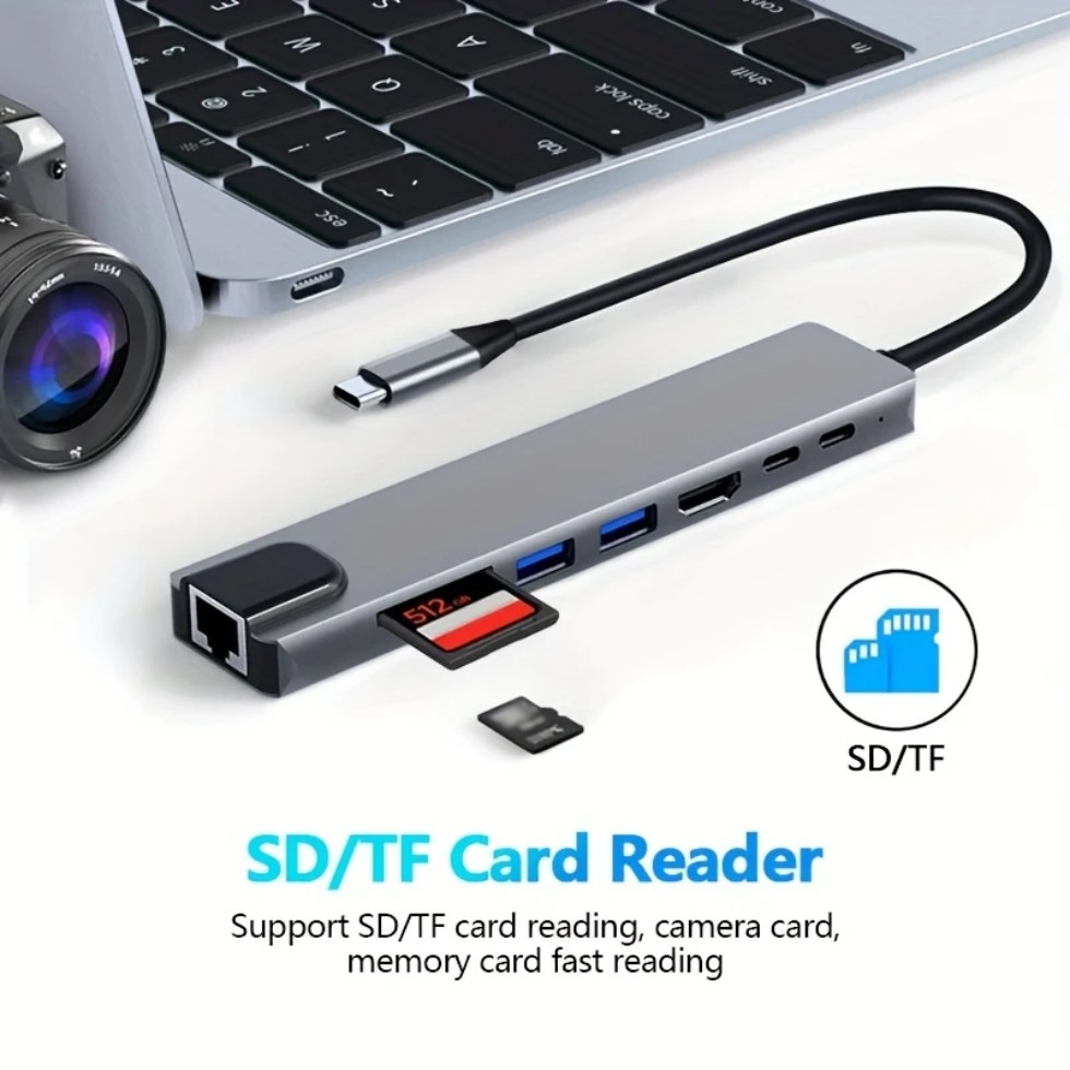 USB-Hubs-8-in-1-USB-C-Hub-4K-HDTV-Adapter-with-PD-100W-Charging-RJ45-Ethernet-SD-TF-Card-Reader-USB-2-0-3-0-Ports-for-Laptops-11
