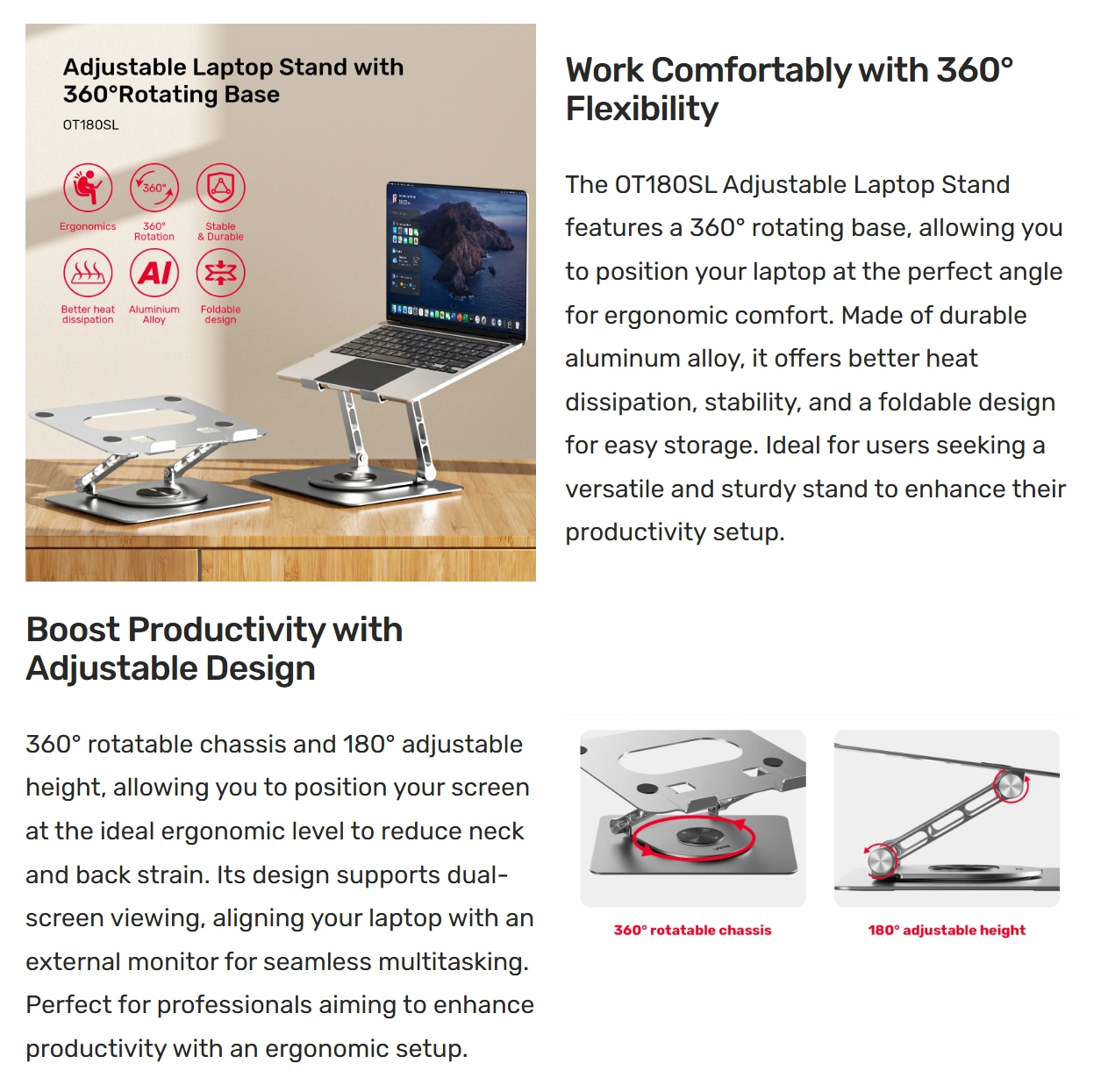 Laptop-Accessories-Unitek-Adjustable-Laptop-Stand-with-360-Rotating-Base-OT180SL01-1