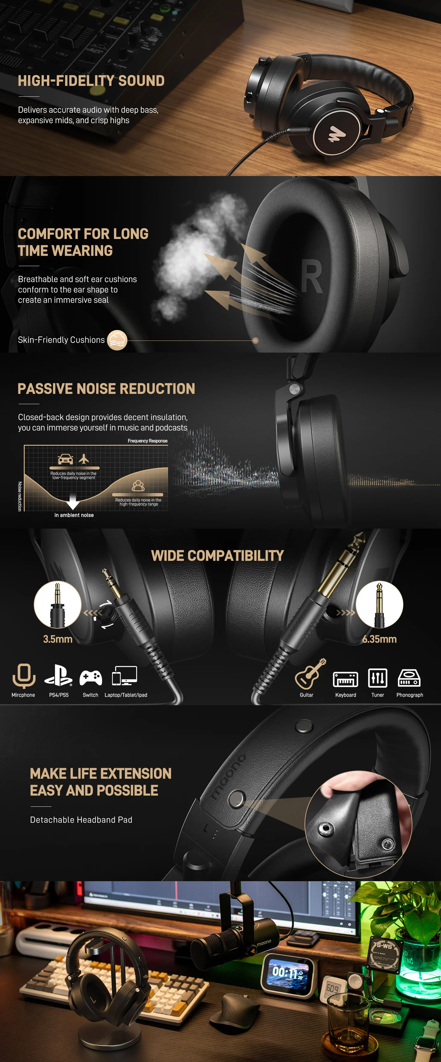 Maono-MH700-Monitoring-Headphones-Black-MNMH700BK-1