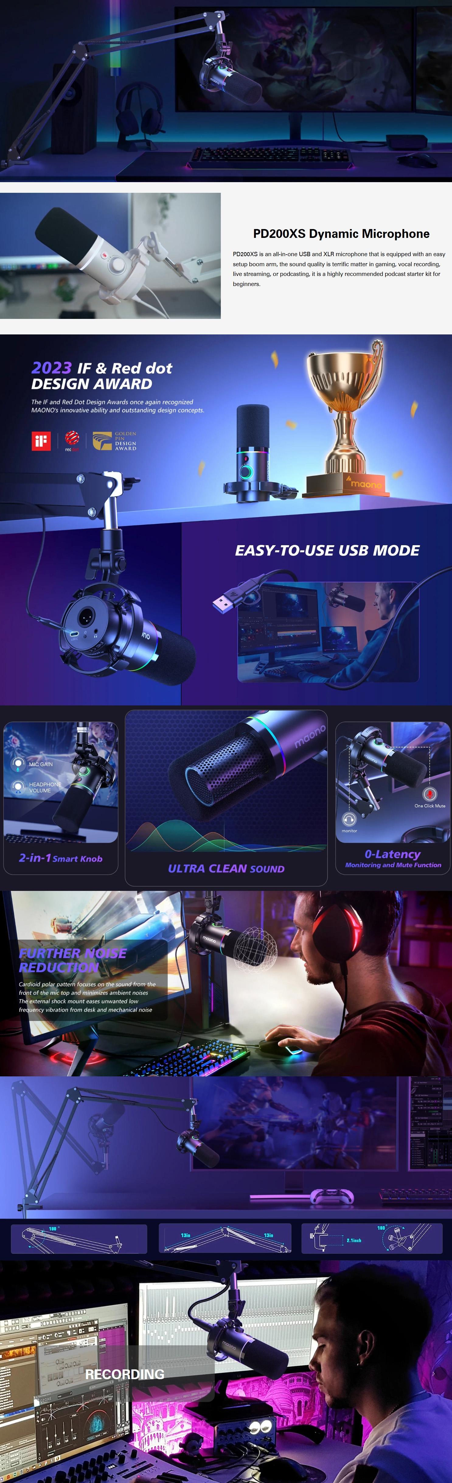 Microphones-Maono-PD200XS-USB-XLR-Dynamic-Microphone-Set-with-Boom-Arm-Black-MNPD200XSBK-1