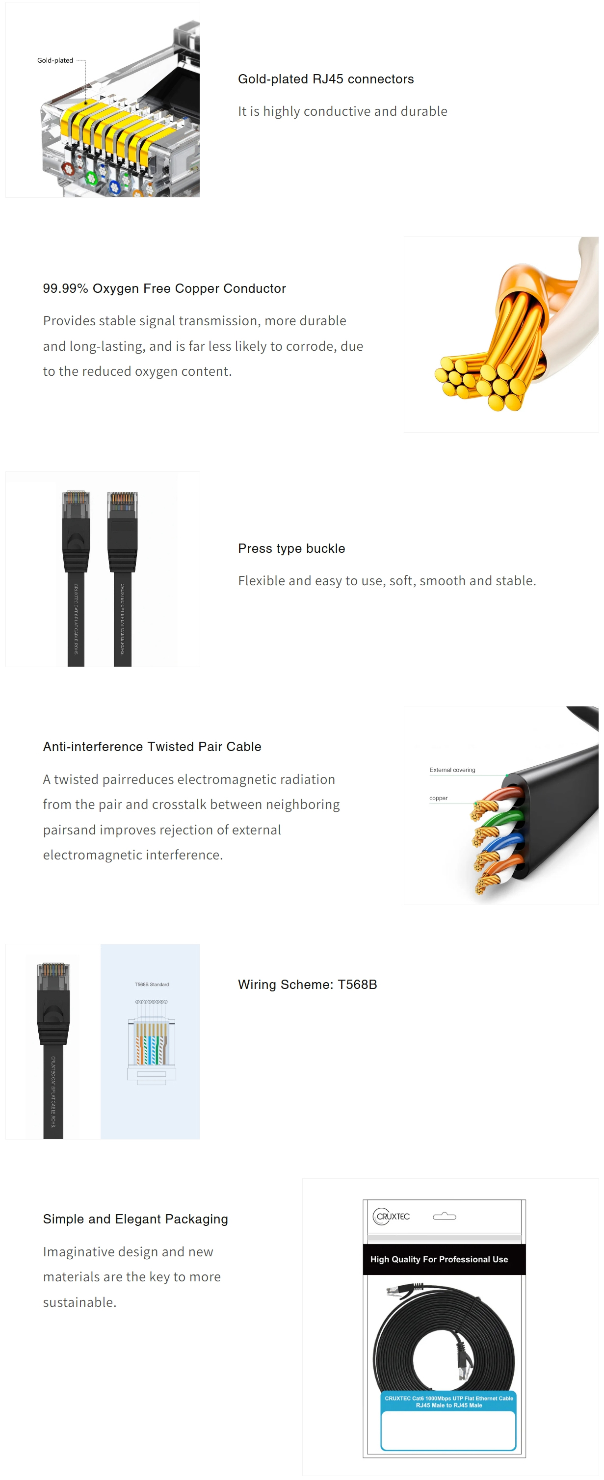 Network-Cables-Cruxtec-Flat-CAT6-10GbE-Ethernet-Cable-5m-Black-FC6-050-BK-1