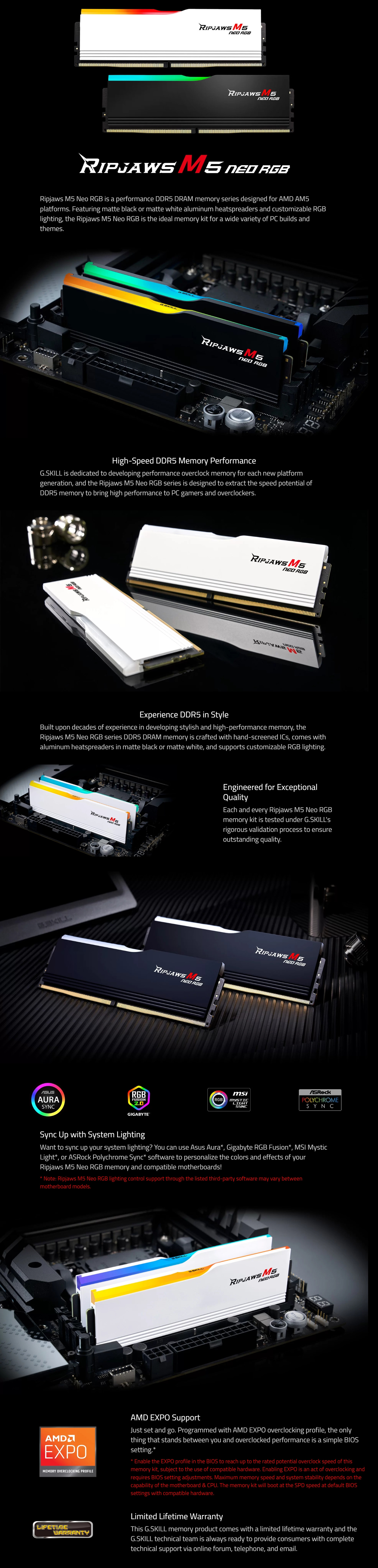 G-Skill-32GB-2x16GB-Ripjaws-M5-Neo-RGB-CL28-AMD-EXPO-6000MHz-DDR5-RAM-Black-F5-6000J2836G16GX2-RM5NRK-1