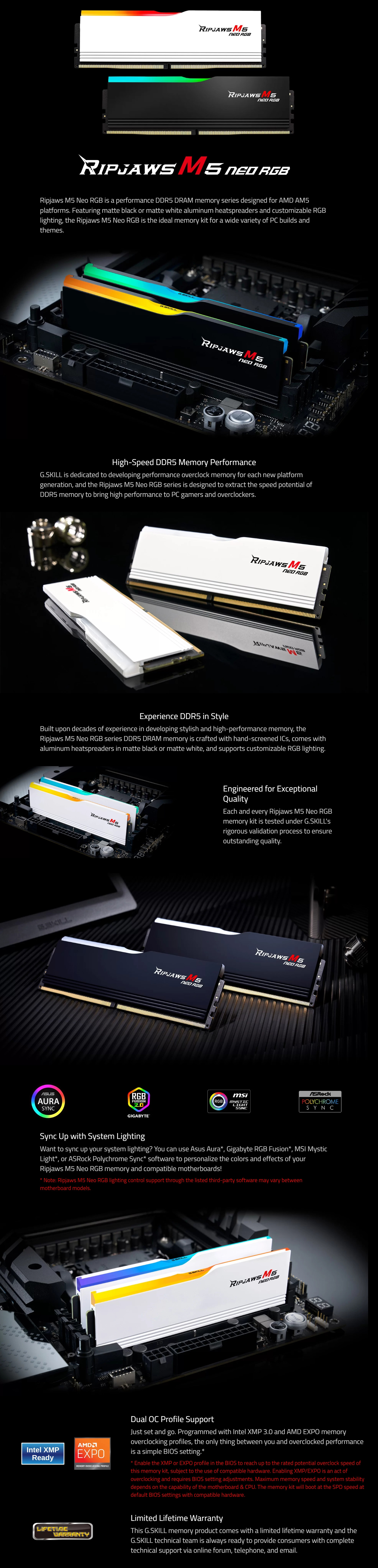 G-Skill-64GB-2x32GB-Ripjaws-M5-Neo-RGB-6000-MT-s-CL36-DDR5-RAM-White-F5-6000J3636F32GX2-RM5NRW-1