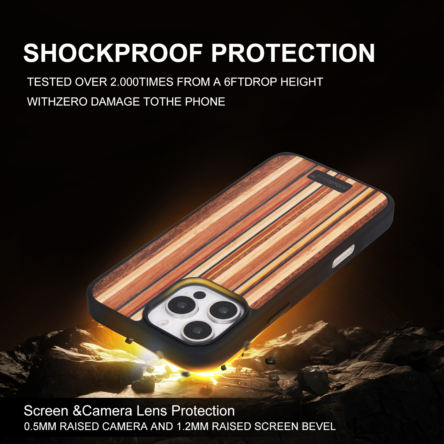 Phone-Cases-for-iPhone-15-Pro-Max-Magnetic-Wood-Case-Unique-Classy-Shockproof-Protective-Cover-Compatible-with-MagSafe-Magnetic-Charging-Color-Wood-iPhone-159
