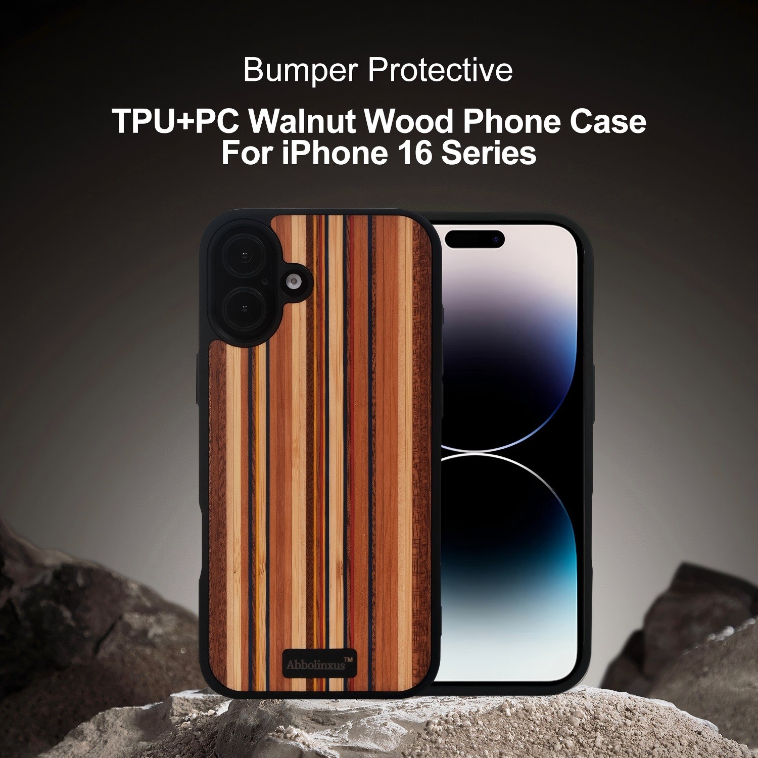 Phone-Cases-for-iPhone-16-Magnetic-Wood-Case-Unique-Classy-Shockproof-Protective-Cover-Compatible-with-MagSafe-Magnetic-Charging-Color-Wood-iPhone-16-25
