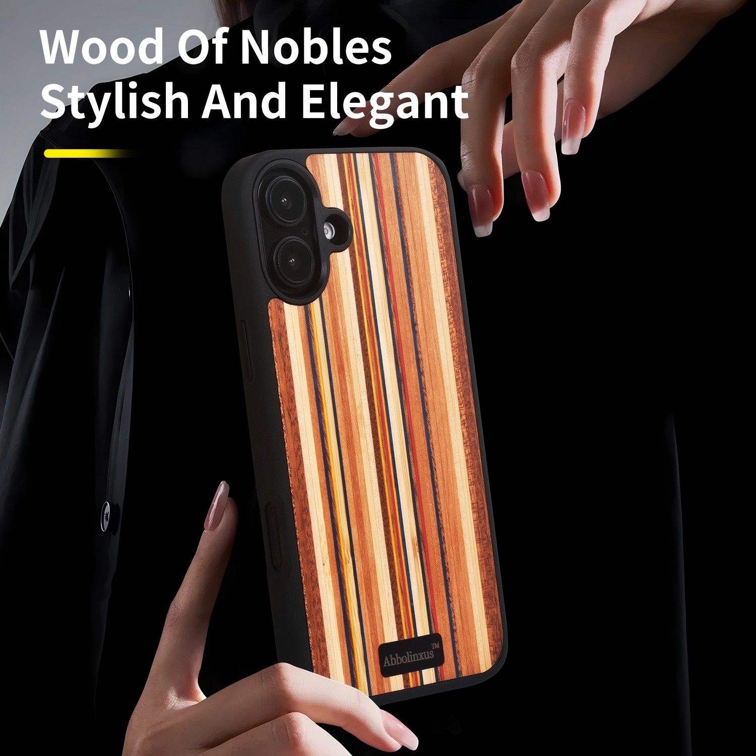 Phone-Cases-for-iPhone-16-Magnetic-Wood-Case-Unique-Classy-Shockproof-Protective-Cover-Compatible-with-MagSafe-Magnetic-Charging-Color-Wood-iPhone-16-27