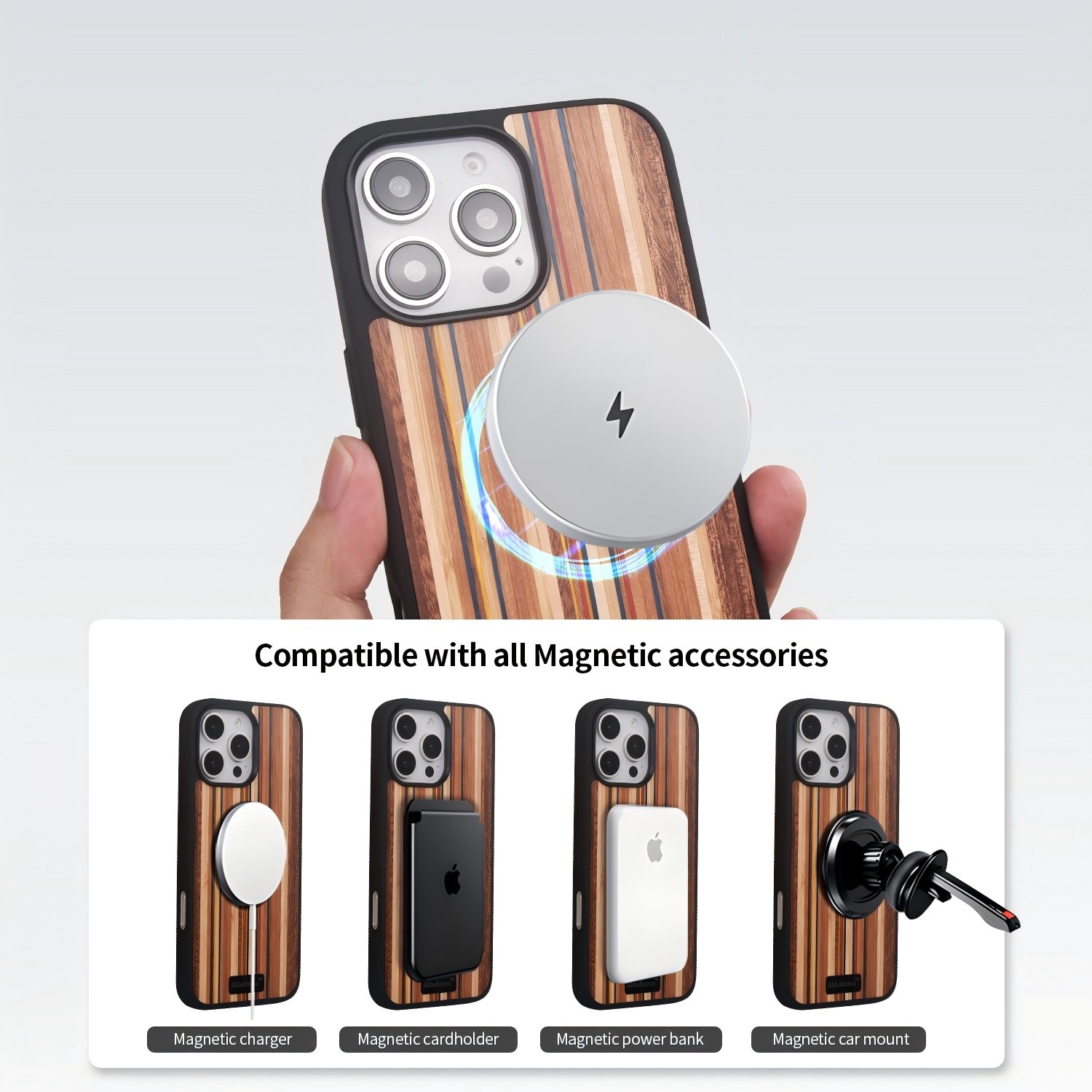 Phone-Cases-for-iPhone-16-pro-max-Magnetic-Wood-Case-Unique-Classy-Shockproof-Protective-Cover-Compatible-with-MagSafe-Magnetic-Charging-Color-Wood-29