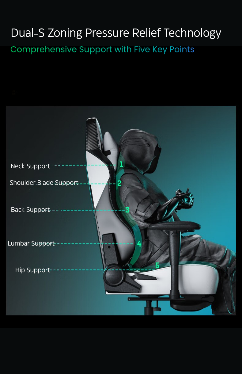 Gaming-Chairs-AutoFull-C3-Titan-Ergonomic-Gaming-Chair-With-Built-In-Lumbar-Support-AF303BSSA-Grey-18