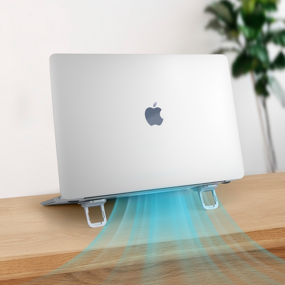 Laptop-Accessories-iCreate-Mini-Portable-Laptop-Metal-Stand-for-Desk-Keyboard-Riser-2pcs-Silver-21