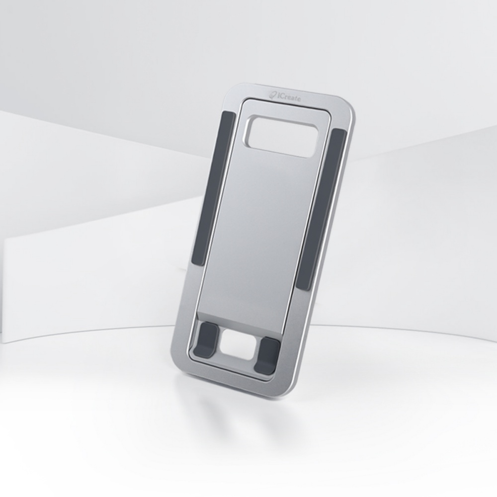 Phone-Holders-iCreate-Metal-Holder-Stand-Portable-Card-type-Foldable-X-Shape-Stand-for-Smartphone-Grey-24