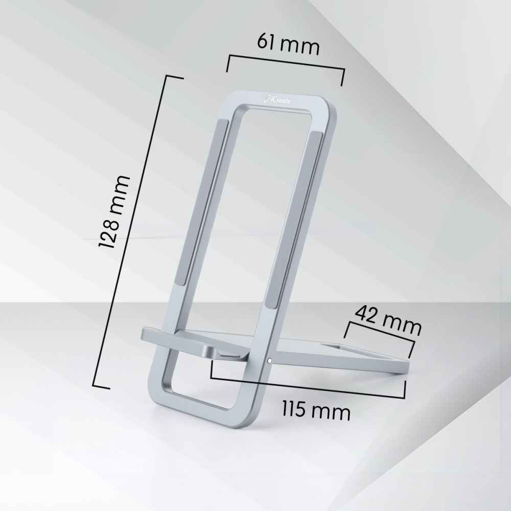 Phone-Holders-iCreate-Metal-Holder-Stand-Portable-Card-type-Foldable-X-Shape-Stand-for-Smartphone-Grey-29