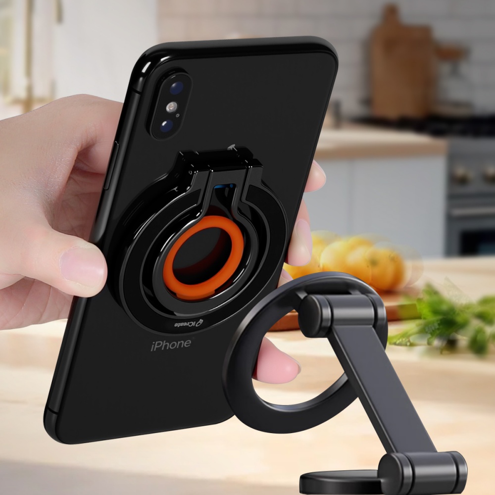 Phone-Holders-iCreate-Multifunctional-Magnetic-Holder-Ring-Buckle-Compatible-for-MagSafe-and-Android-Smart-Phone-Orange-35