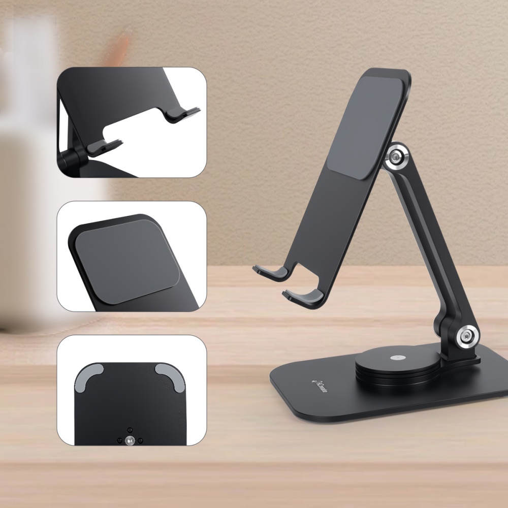 Phone-Holders-iCreate-Rotating-Metal-Holder-Stand-Foldable-Adjustable-for-Phone-and-Tablet-Silver-28