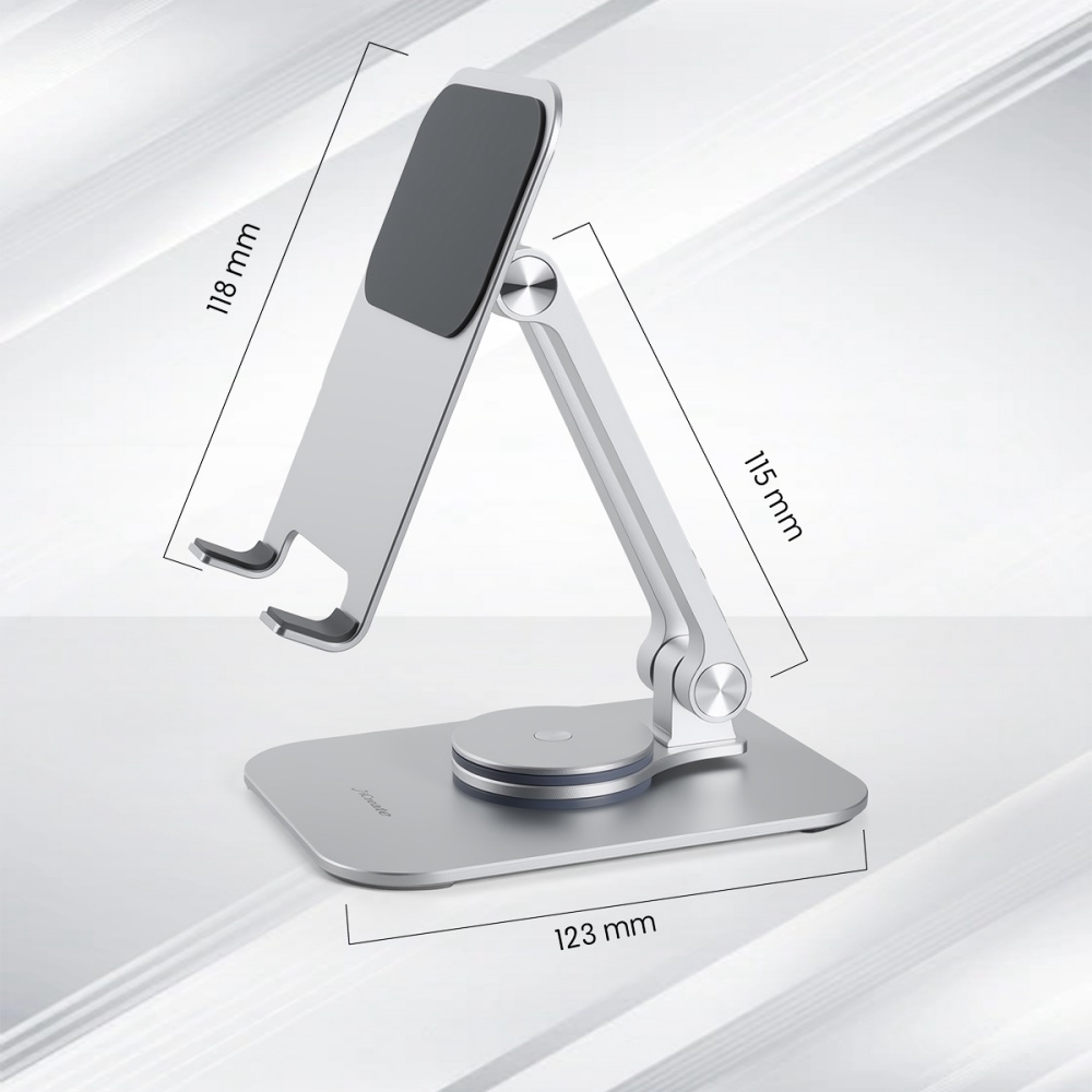 Phone-Holders-iCreate-Rotating-Metal-Holder-Stand-Foldable-Adjustable-for-Phone-and-Tablet-Silver-31