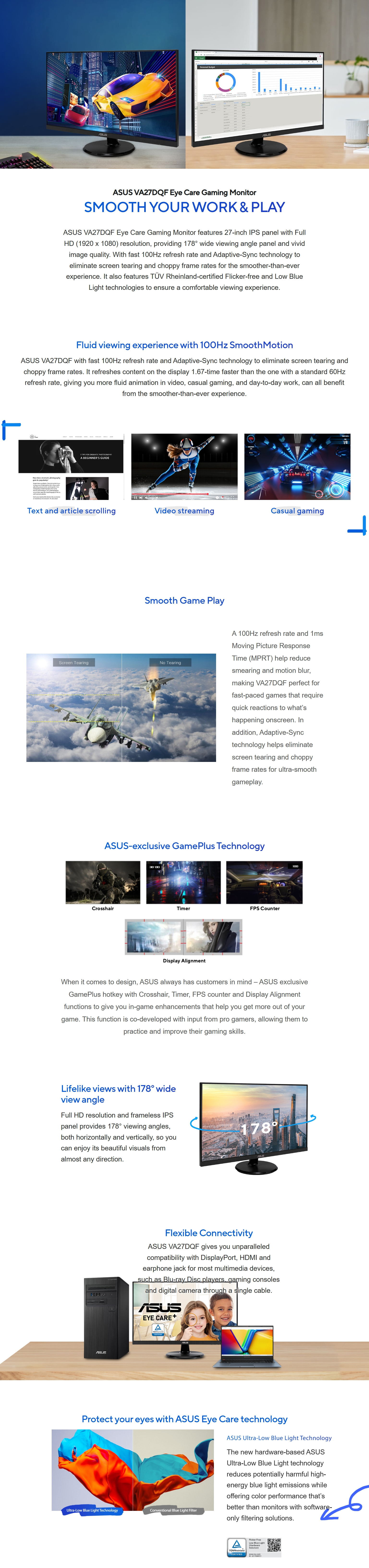 Monitors-ASUS-27in-FHD-100Hz-IPS-Adaptive-Sync-Eye-Care-Gaming-Monitor-VA27DQF-1