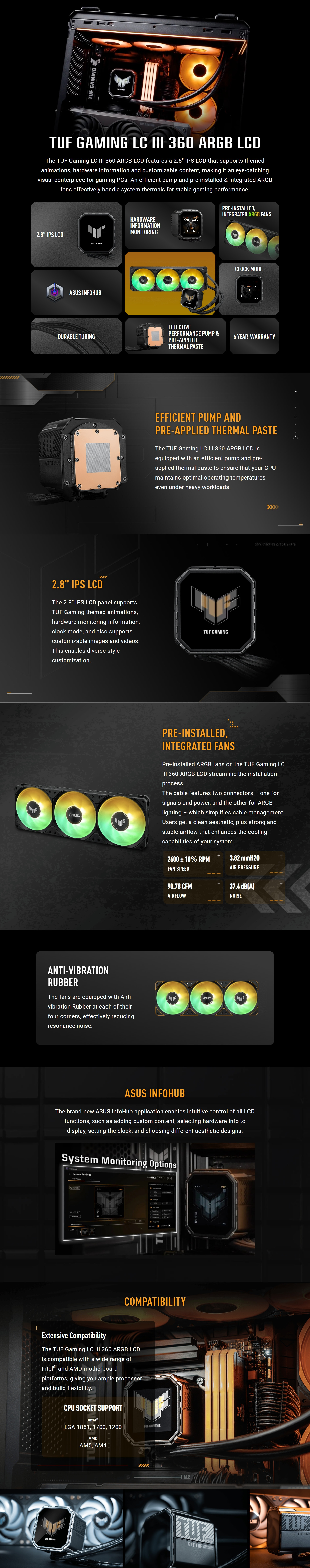 CPU-Cooling-Asus-TUF-Gaming-LC-III-360-ARGB-LCD-AIO-Liquid-CPU-Cooler-Black-TUF-GAMING-LC-III-360-ARGB-LCD-1