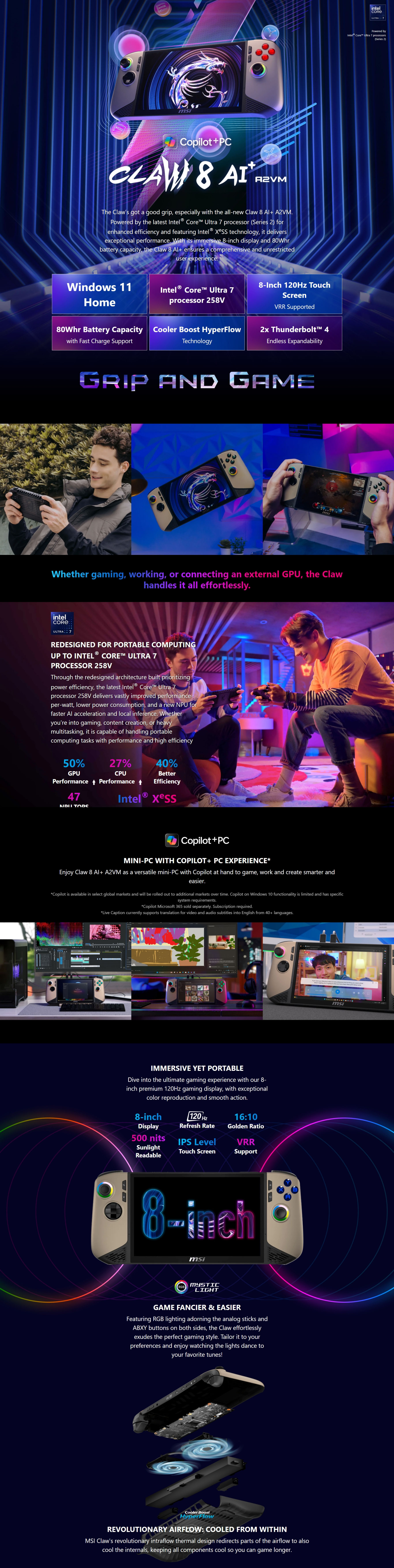 Video-Games-Consoles-MSI-Claw-8-AI-A2VM-8in-FHD-120Hz-Touchscreen-Ultra-7-258V-1TB-SSD-32GB-RAM-W11H-Handheld-Gaming-Console-Claw-8-AI-A2VM-SUPER-PACK-046AU-8