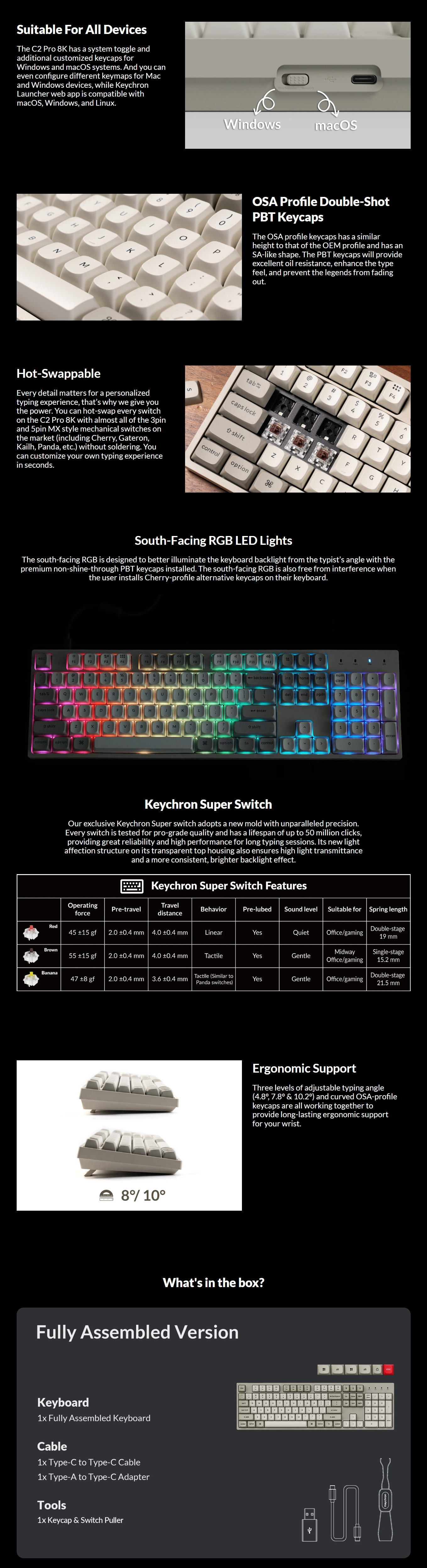 Keyboards-Keychron-C2-Pro-8K-QMK-Wired-RGB-Hot-Swappable-Custom-Mechanical-Keyboard-Keychron-Super-Brown-KBKCC2PXM3-2