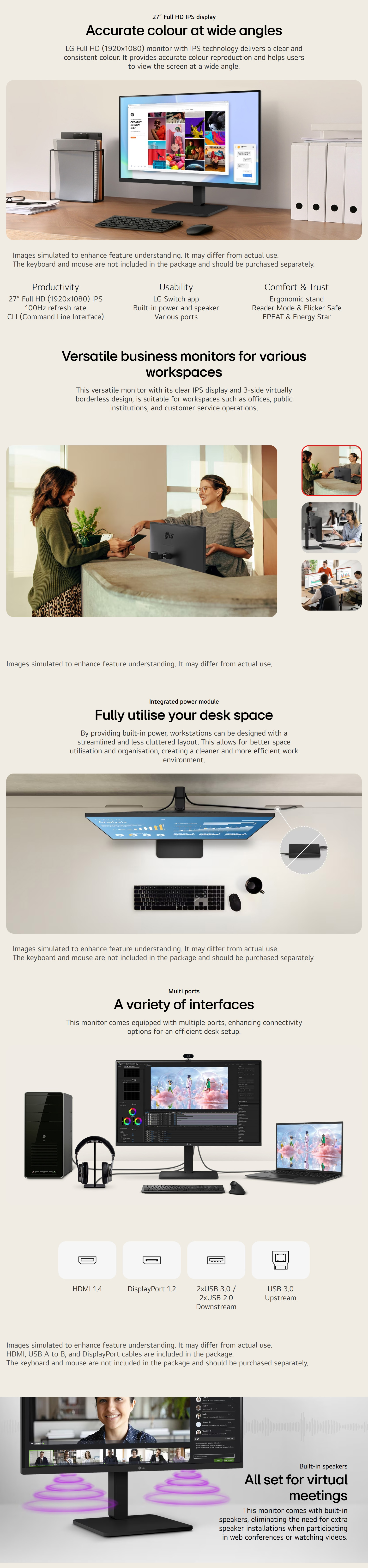 Monitors-LG-27in-FHD-100Hz-IPS-Monitor-27BA550-B-1