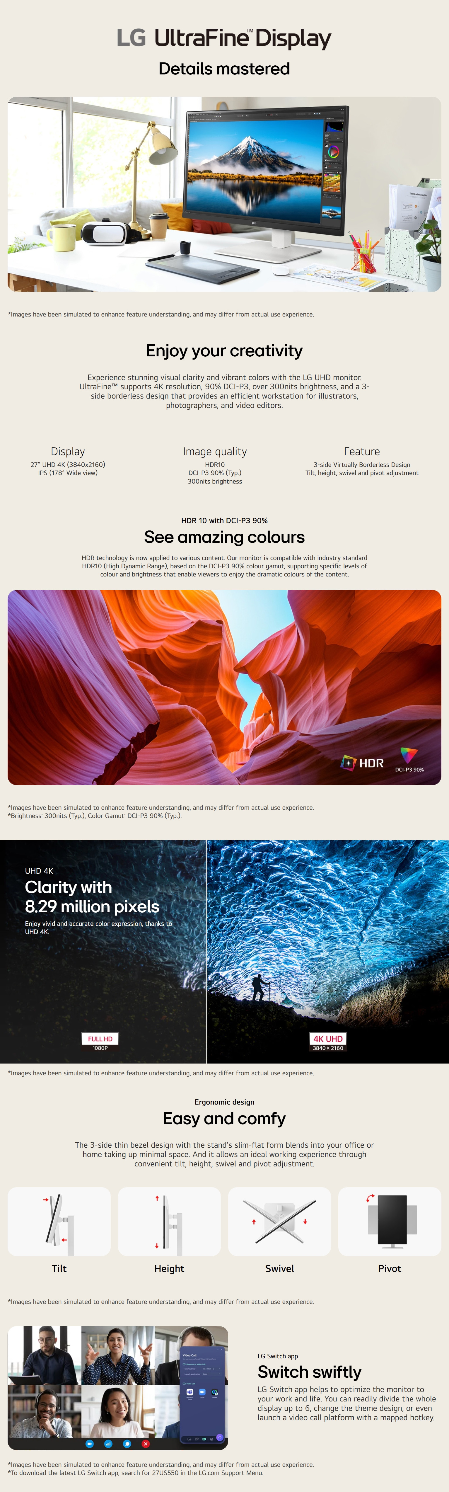 Monitors-LG-27in-4K-UHD-UltraFine-IPS-Monitor-27US550-W-1