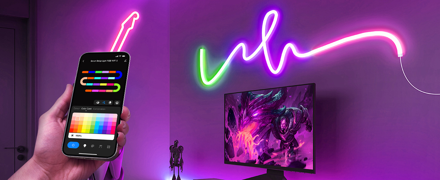 Ambient-Light-Sunwhale-WiFi-Bluetooth-RGB-Music-Neon-Light-Strip-DIY-with-Tuya-Alexa-and-Google-3M-20