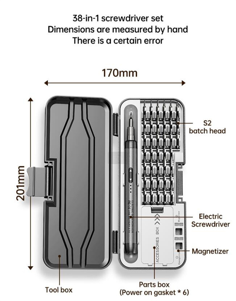 Measuring-Tools-46-in-1-Precision-Electric-Screwdriver-Set-Rechargeable-High-Torque-Low-Noise-Long-Battery-Life-Compact-Repair-Tool-for-Home-Electronics-Grey-24