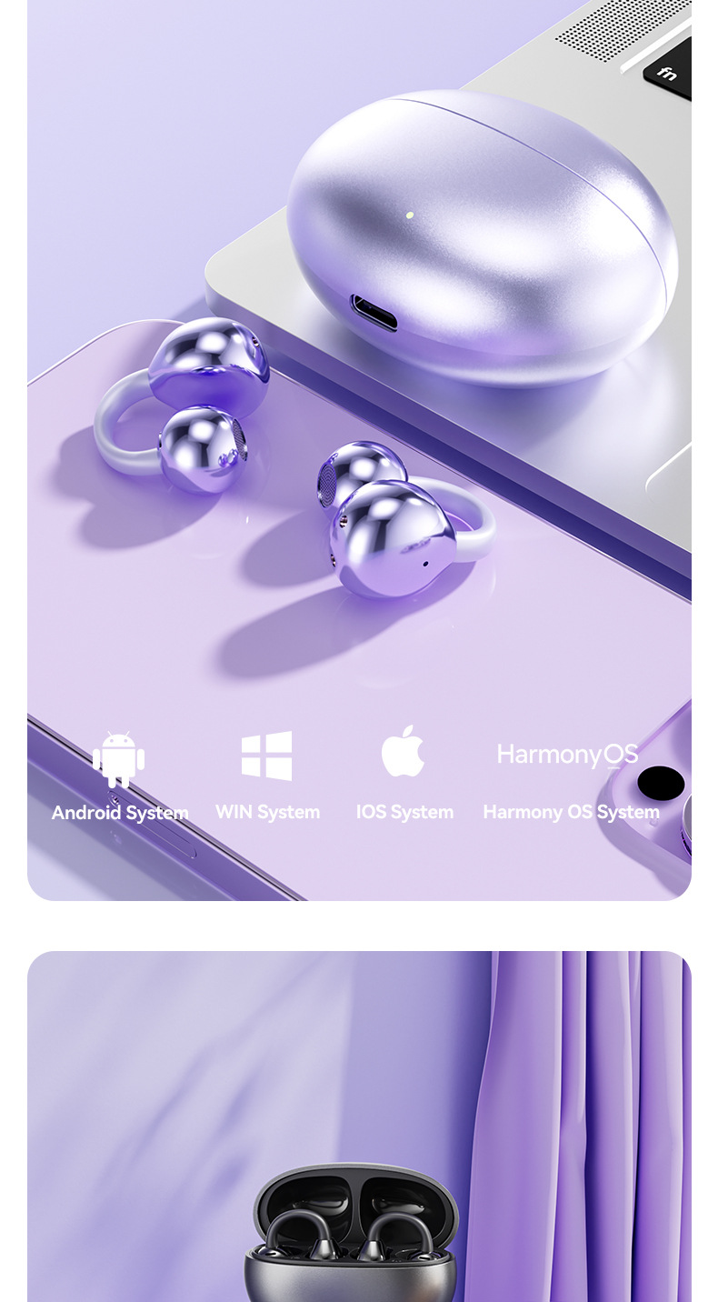 Open-Ear-Earbuds-Wireless-Bluetooth-5-4-Clip-on-Headphones-with-Mic-50H-Playtime-Ipx5-Waterproof-Ideal-for-Sports-Workouts-Purple-20