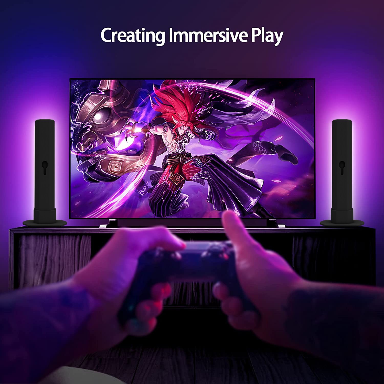 Sunwhale-Tuya-Alexa-Google-WiFi-RGB-Gaming-Sound-Responsive-Music-Ambient-Light-2-Pack-24