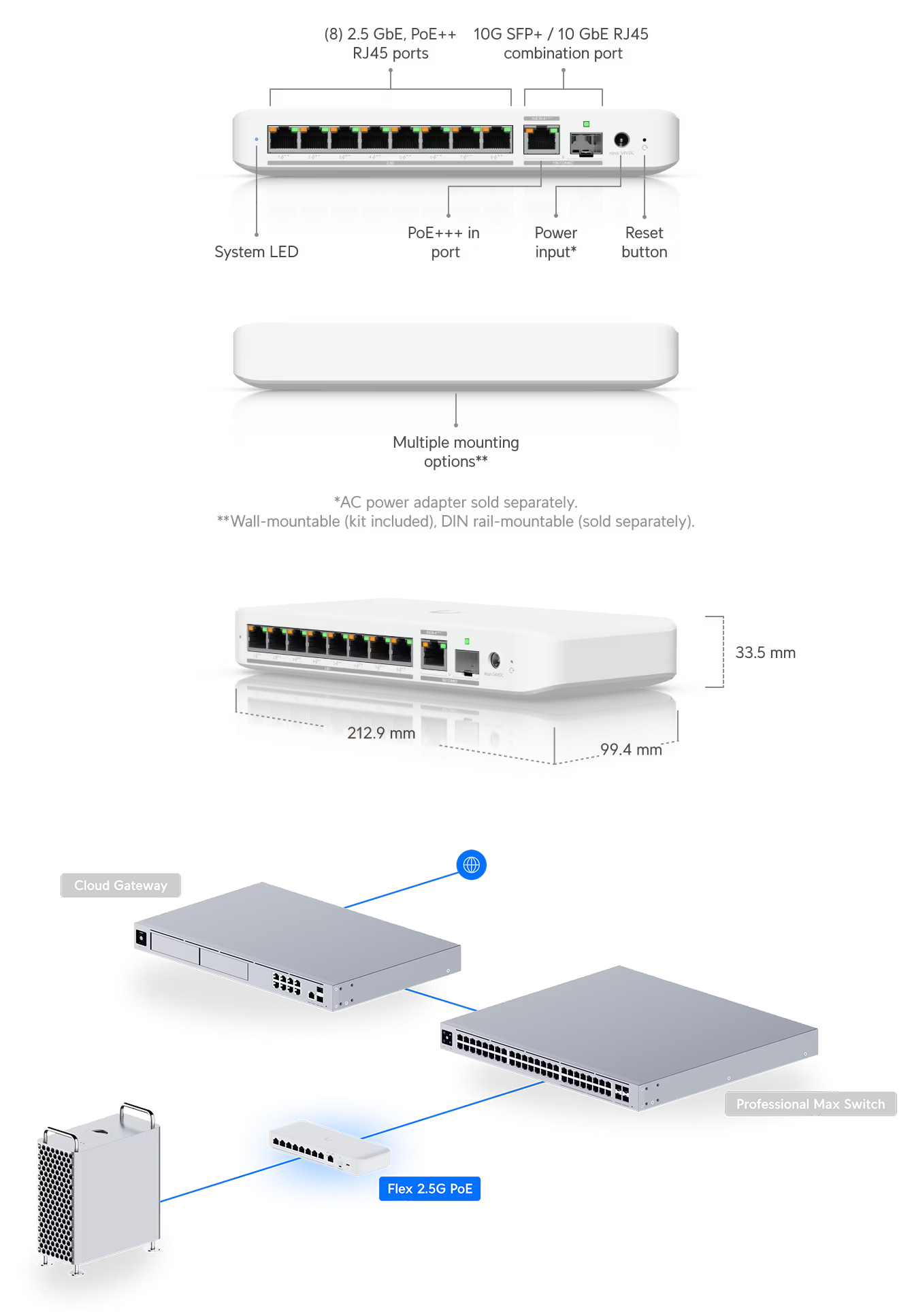 Switches-Ubiquiti-Flex-2-5G-PoE-8-port-2-5-GbE-PoE-Switch-USW-Flex-2-5G-8-PoE-1