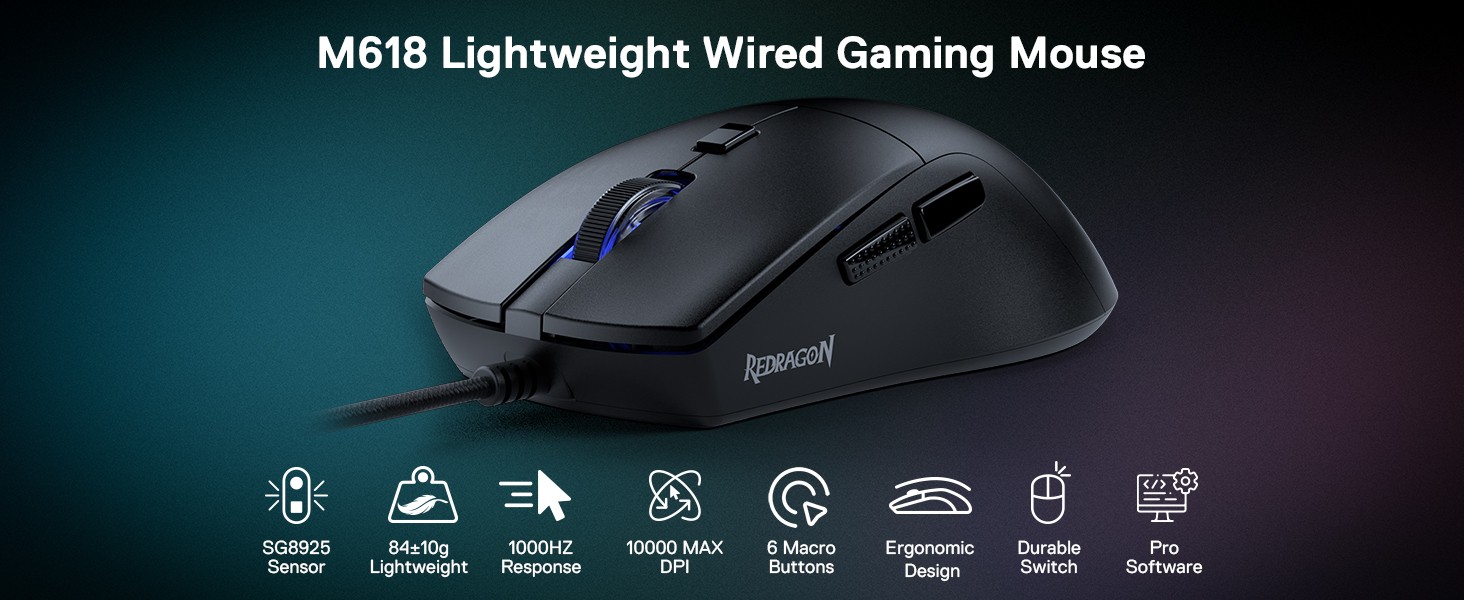 Redragon-M618-Wired-Gaming-8000-DPI-Optical-Ergonomic-Mouse-6-Programmable-Buttons-84G-Ultra-Lightweight-Software-Supports-DIY-Keybinds-15