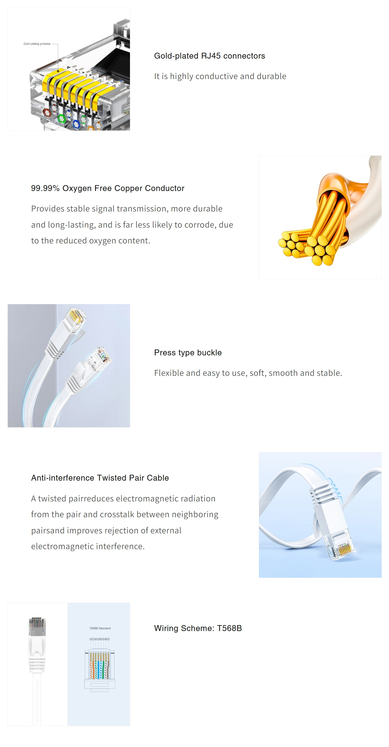 Network-Cables-Cruxtec-CAT6-UTP-Flat-Ethernet-Cable-20m-White-FC6-200-WH-1