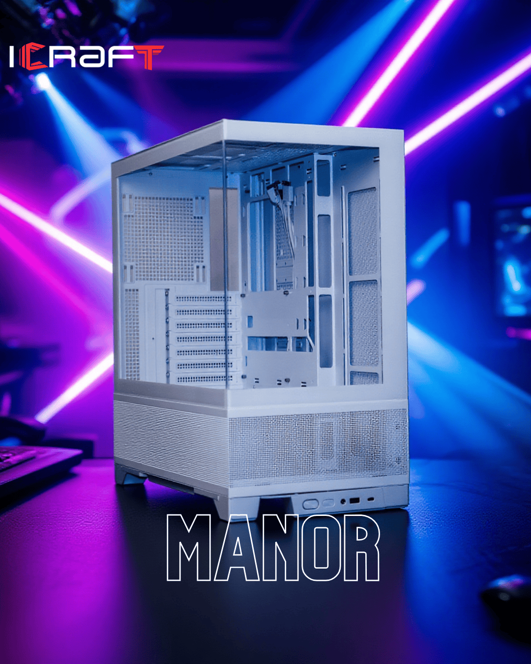 Cases-iCraft-Manor-Panoramic-Mid-tower-ATX-Gaming-Case-White-with-4-fans-4