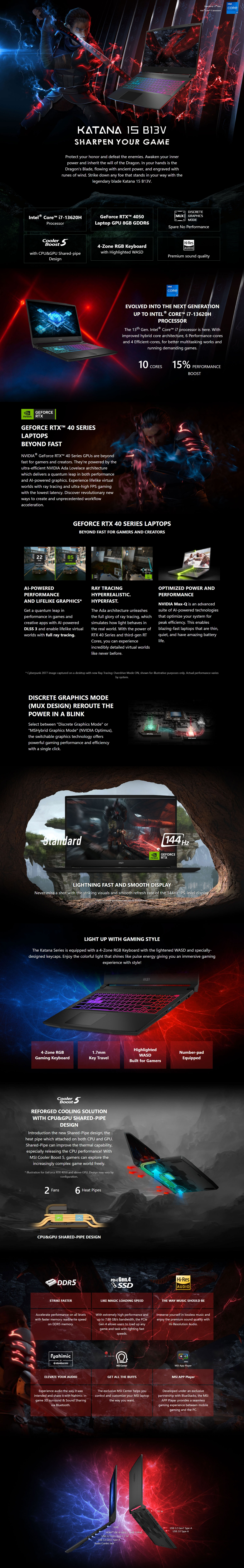 MSI-Laptops-MSI-Katana-15-B13VEK-15-6in-FHD-144Hz-Raptor-Lake-i7-13620H-1TB-SSD-16GB-RAM-W11H-Gaming-Laptop-Katana-15-B13VEK-2418AU-1