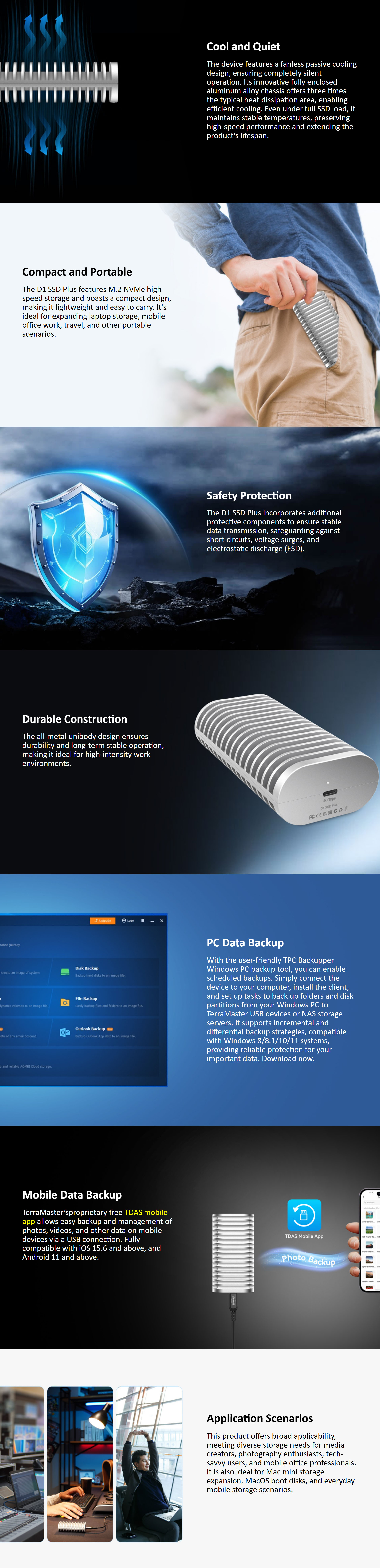Enclosures-Docking-TerraMaster-D1-SSD-Plus-1-Bay-NVMe-M-2-SSD-Enclosure-D1-SSD-PLUS-2