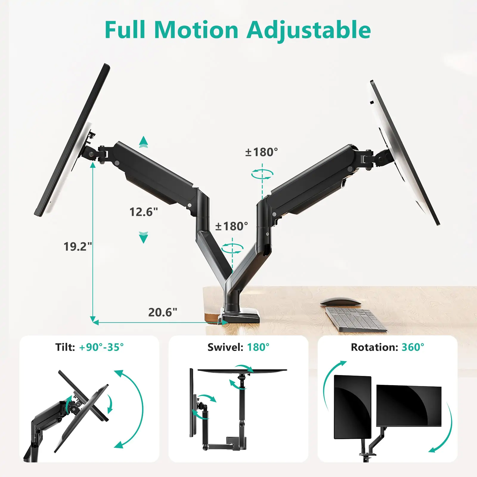Monitor-Accessories-Computer-Monitor-Stand-for-13-34-Screens-Weight-Up-to-22-lbs-Height-Adjustable-Display-Arm-Full-Motion-Home-Office-Monitor-Mount-Black-6