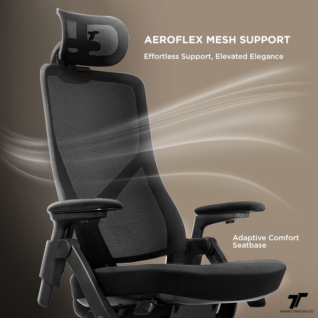 Gaming-Chairs-TTRacing-TT-AEROFLEX-Ergochair-Graphite-Black-5 Gaming-Chairs-TTRacing-TT-AEROFLEX-Ergochair-Graphite-Black-5