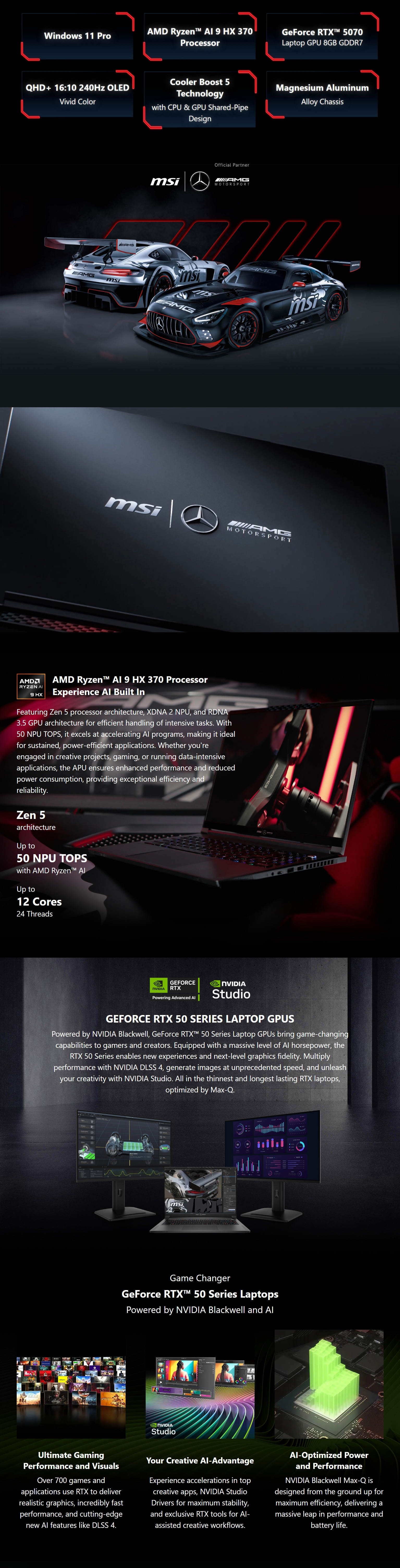 MSI-Laptops-MSI-Stealth-A16-MercedesAMG-AI-A3XWGG-16in-QHD-240Hz-Ryzen-AI-9-HX370-RTX-5070-2TB-SSD-32GB-RAM-W11P-Gaming-Laptop-Stealth-A16-MercedesAMG-AI-A3XW-1